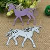Unicor-n Horse Cutting Dies Stencil Scrapbooking DIY Card Paper Embossing Craft