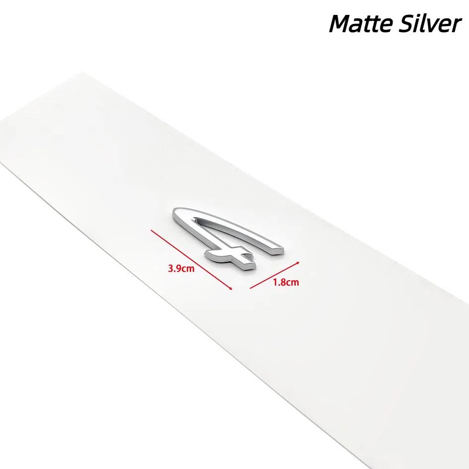 1pcs 4 S ABS New Car logo Fender side sticker Rear Bumper tail door trunk sticker car rear Emblem sticker styling Accessories