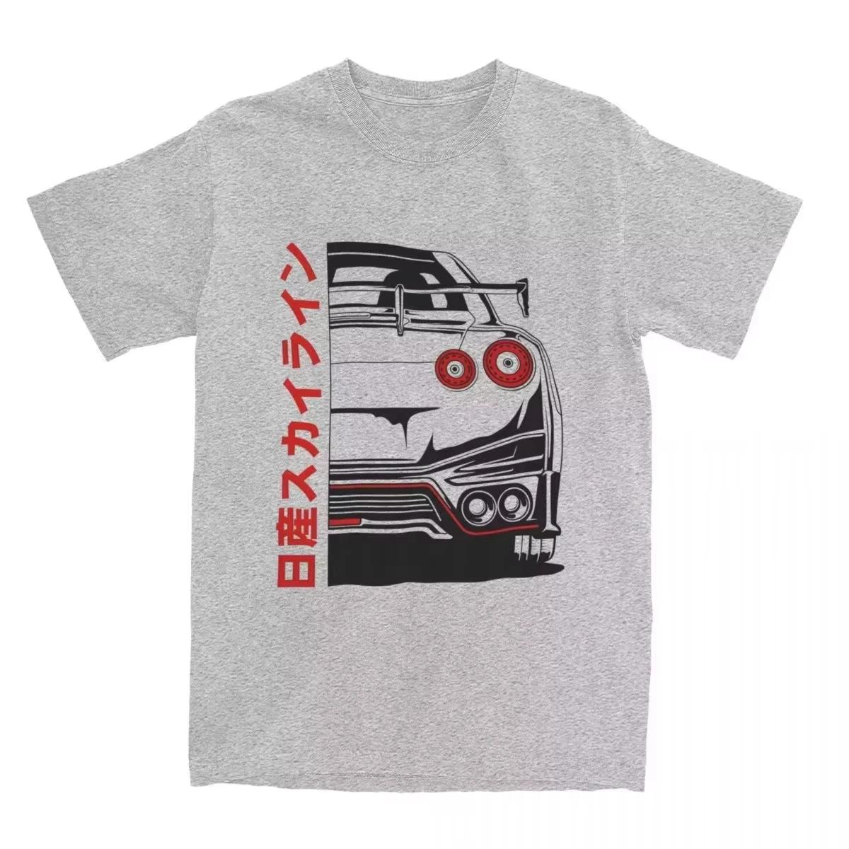 

25 Summer GTR R35 Design Printed T-shirt Men s and Women s Retro Sports Car Short Sleeve Clothing Top 3XL