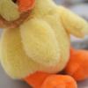 Stuffed Plush Cartoon Yellow Duck Keychain Animals Fluffty Animal Doll Fashion Duck Doll Pendant