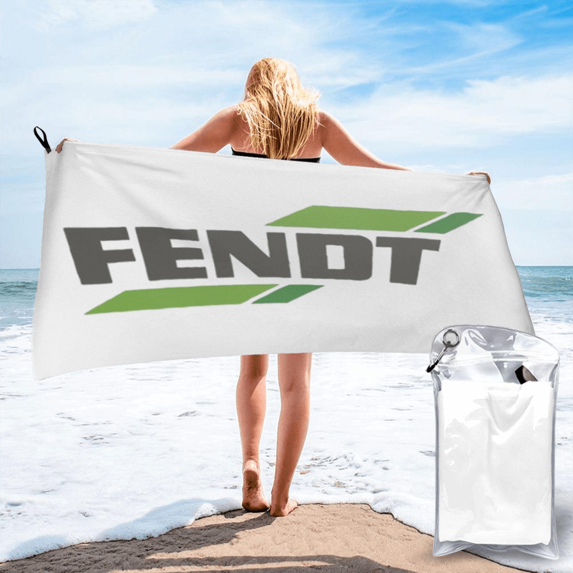 Ka Chen Muxi White Fendt Tractor Beach Towel Soft Microfiber Quick Dry Absorbent Quick Towels For Swimming