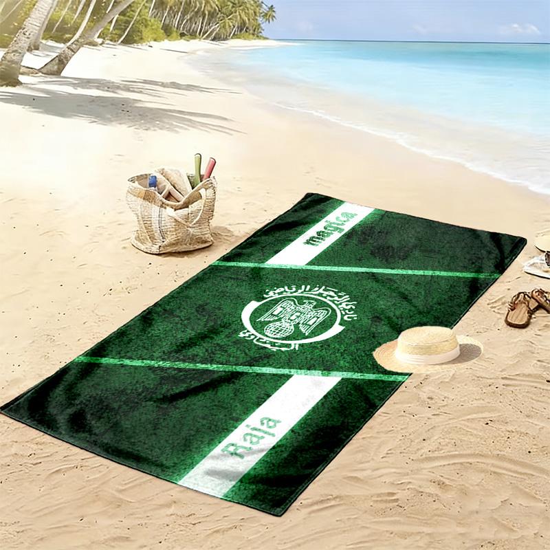RCA Print Beach Towel, Large Soft Quick Dry Towel for Beach Camping Swimming