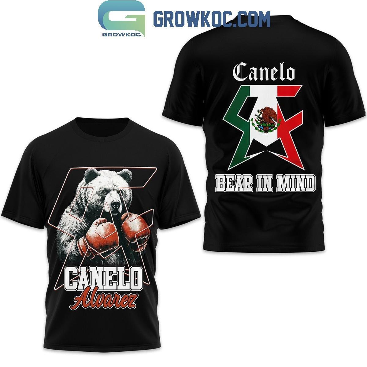 Canelo Alvarez Boxing Bear In Mind 2026 3D T-Shirt UB102 XL
