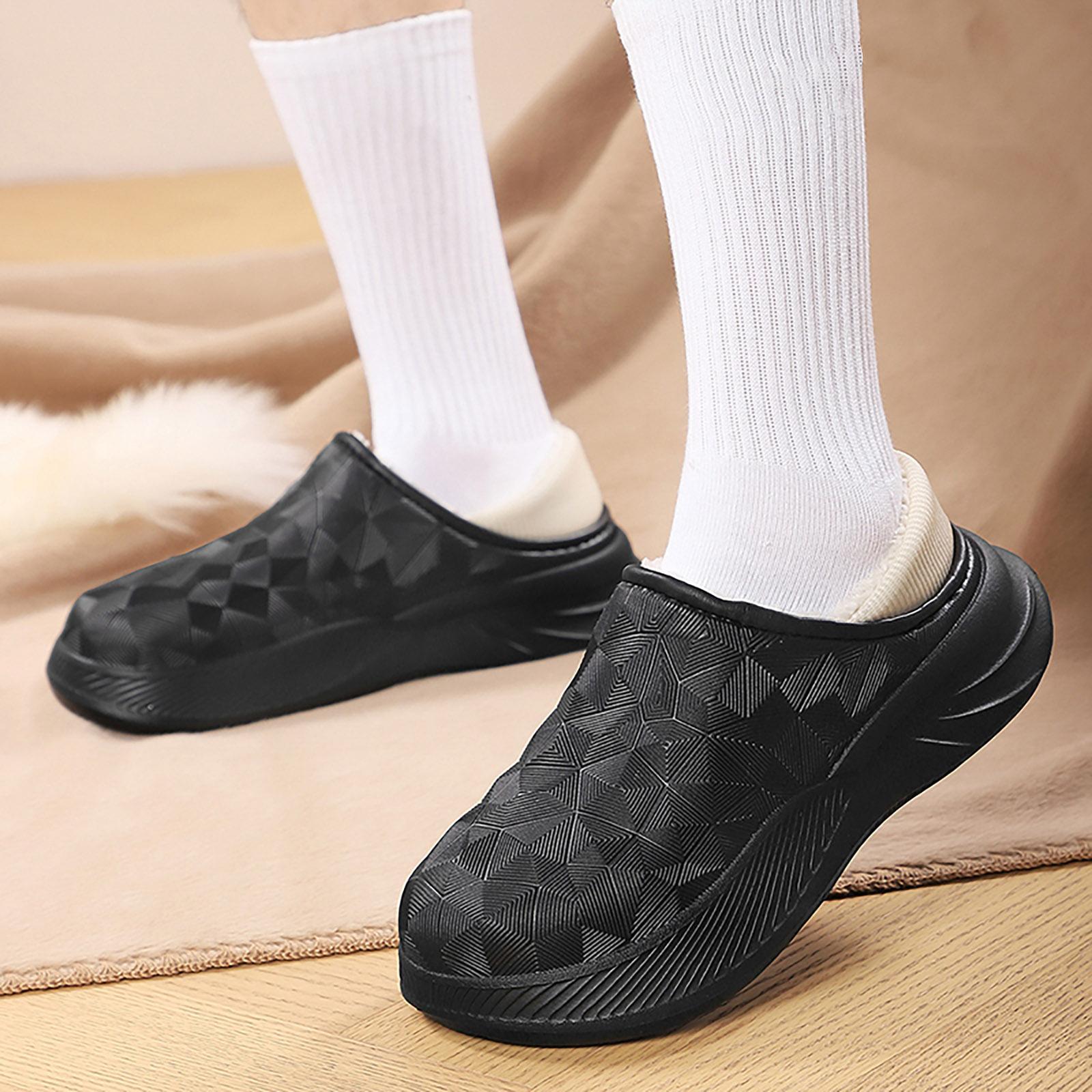 Женские хлопковые тапочки с полным покрытием легкие удобные на толстой подошве для дома и улицы Женские комнатные тапочки 36 2390₽