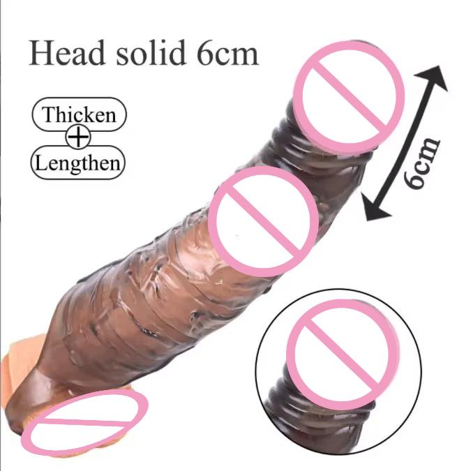 Penis Extender Sex Tooys for Man Vibrator Sex Toys 18 Erection Ring for Men Men's Special Condom Cock Sleeve for Penis