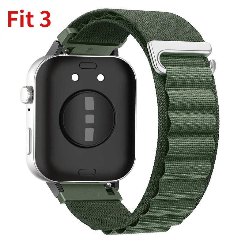 Alpine Loop Strap For Huawei Watch Fit 4/3 Nylon Adjustable Breathable Wristband For Huawei Watch Fit 4 Pro Bracelet Accessories