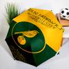 Nor-wich Football Club Crest Automatic Folding Umbrella - 8-Rib Travel Umbrella with Auto Open/Close & Portable, Gift for Christmas, Birthdays