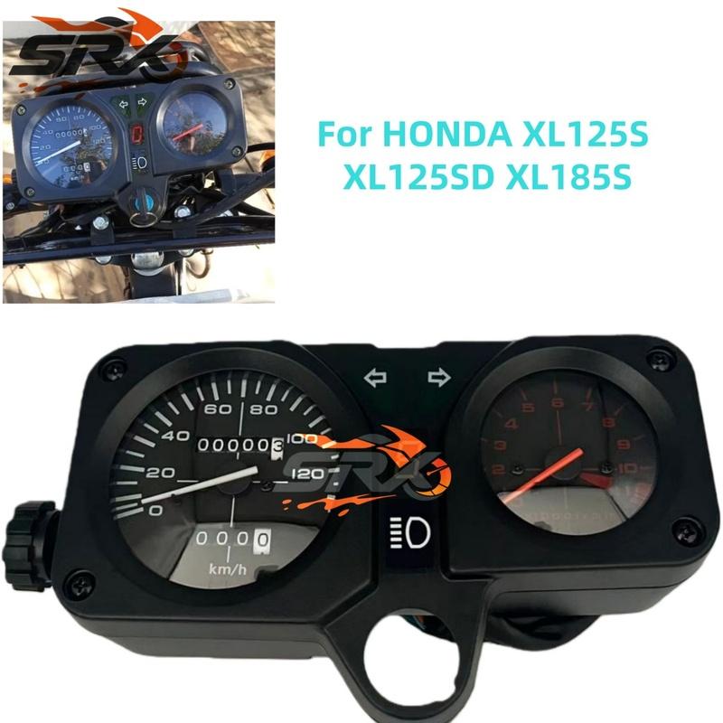 With RPM Motorcycle Speedometer Meter Gauge For HONDA XL125S XL125SD XL185S