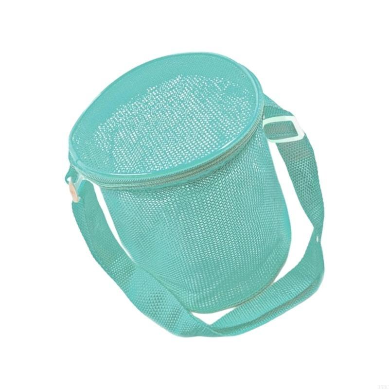 Sand Resistant Mesh Carry Bag Adjustable Strap for Pool Toy and Accessories