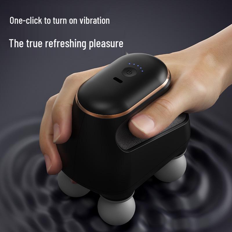 2025 Compact Multi-head Fascia Gun Massager for Deep Tissue Muscle Relaxation