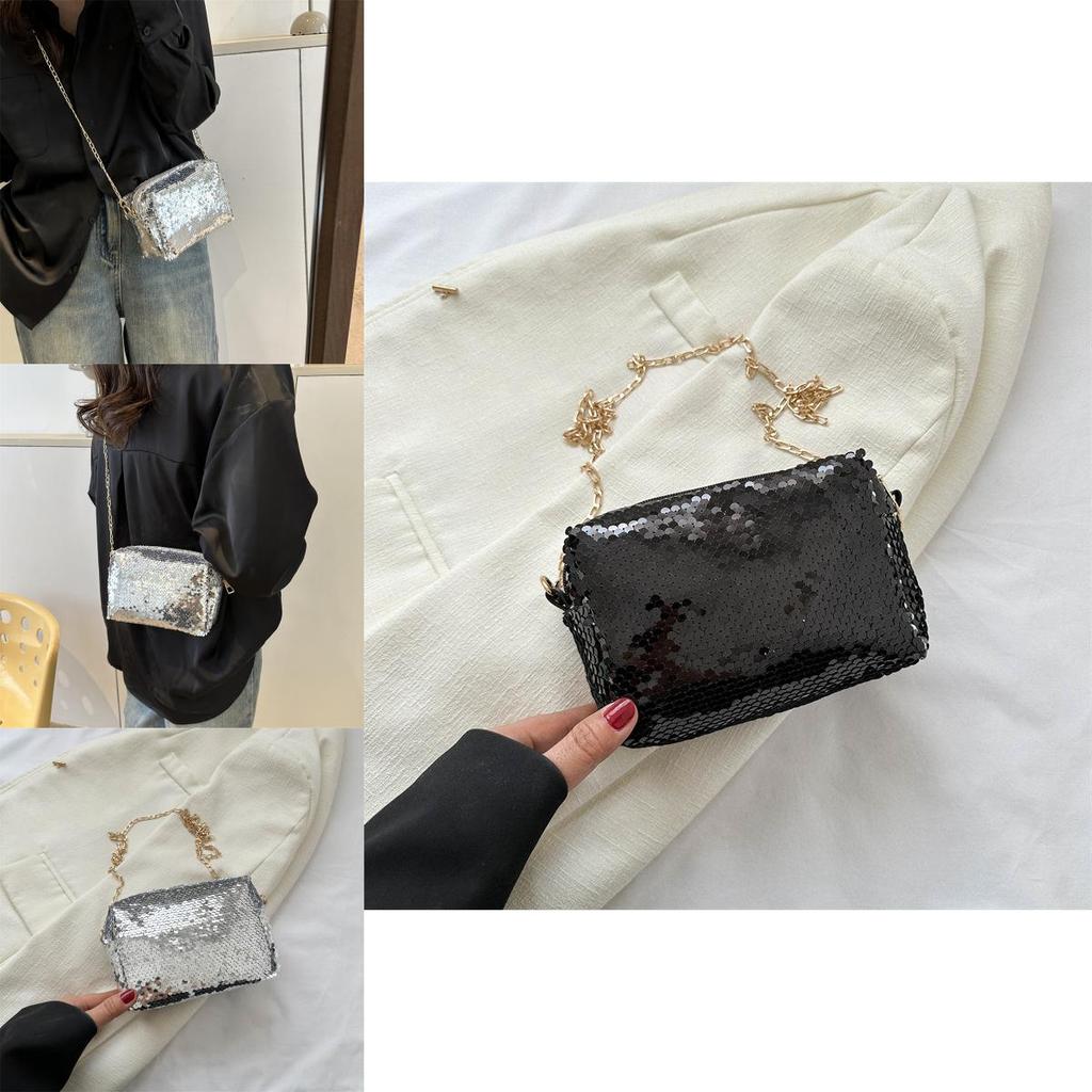 2023 New Chain Casual Shoulder Bag Fashion Simple Crossbody Bag Street Trendy Women's Bag