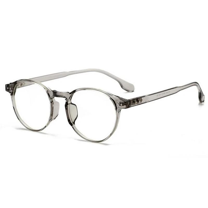 Rice Nails Round Frame Anti-blue Light Computer Optical Glasses Women Men TR90 Multifocal Progressive Prescription Eyeglasses