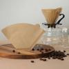 100pcs Disposable Paper Coffee Filter 1-4 Cups Wood Pulp Drip Paper Cone Coffee Strainer Bag Pour Over Household Accessories