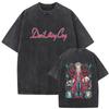Devil May Cry 3: Dante's Awakening Vintage-Wash Graphic T-Shirt: Double-Sided Design Featuring Dante Character Art & Game Title