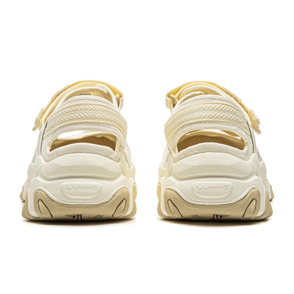 Li Ning Cat Paw SANDAL River Trekking Shoes Women's Ecru/Rock White Gray AGUW002-2