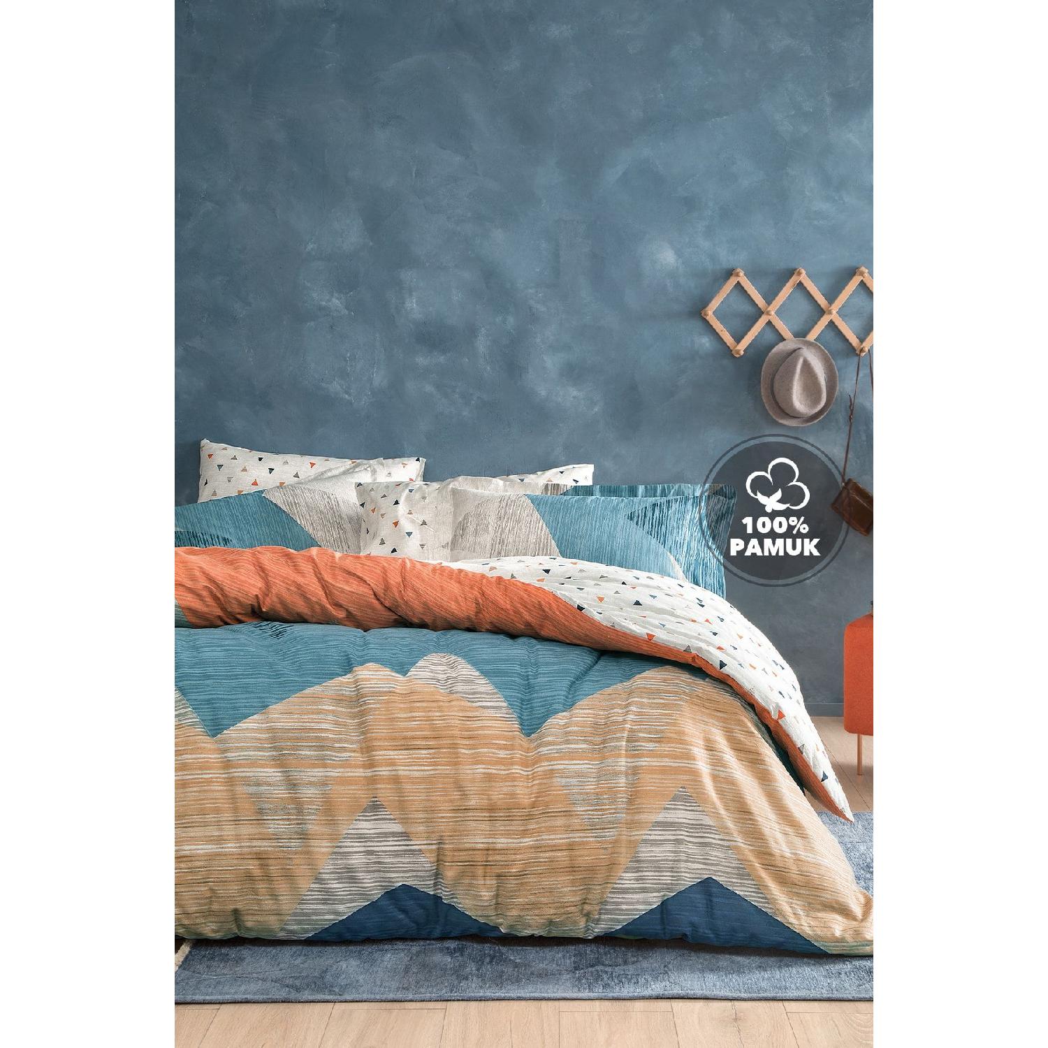 

Aden Ranforce Double Duvet Cover Set - Navy Blue тёмно-синий