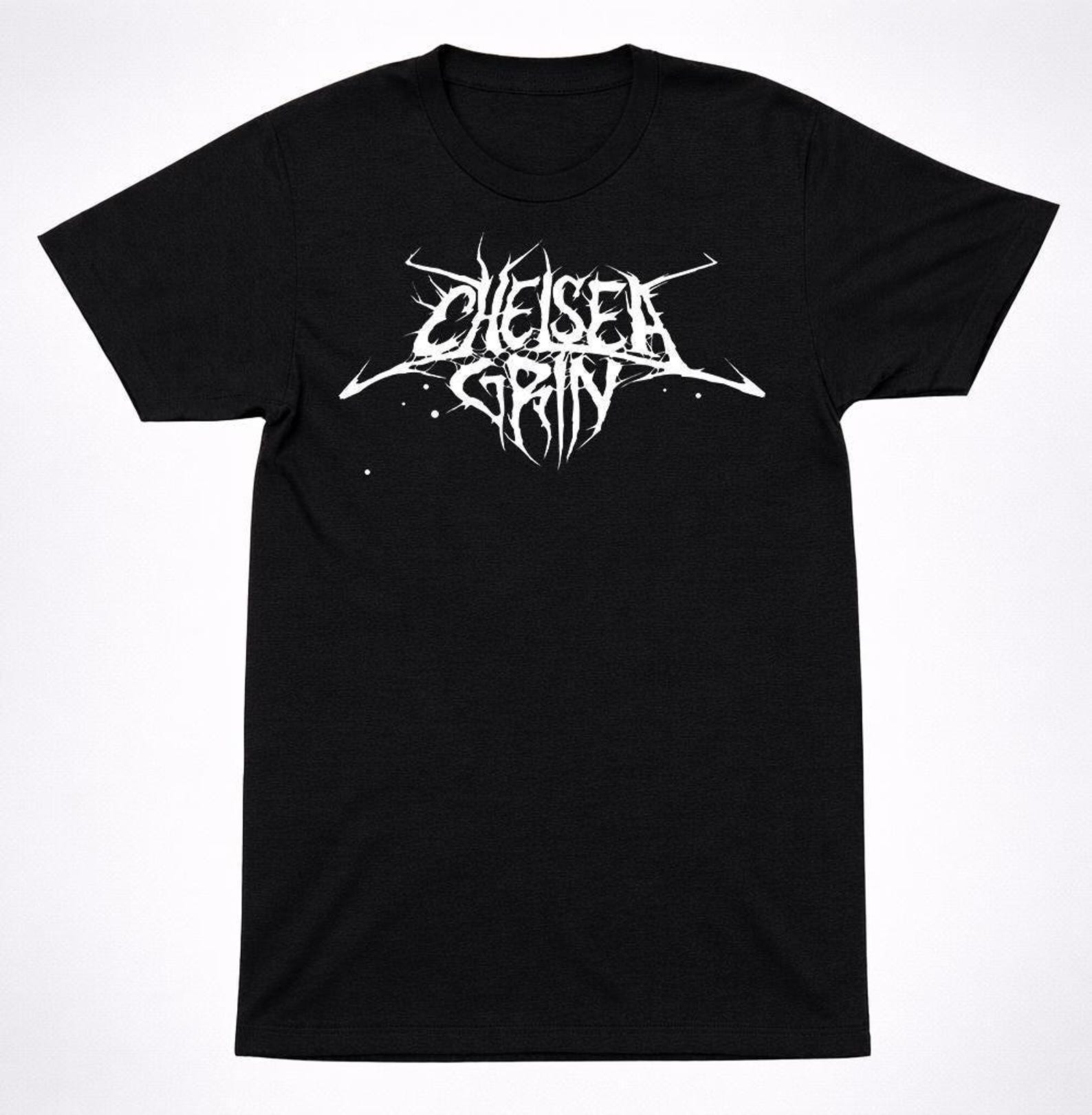 Chelsea Grin T-Shirt: Spiked Logo, Deathcore Metal - Unisex Black M