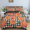 Pumpkin Bedding Set Halloween Decor Duvet Cover Set Bed Set Duvet Cover with 1/2 Pillowcase Comforter Bedding Sets Twin Queen