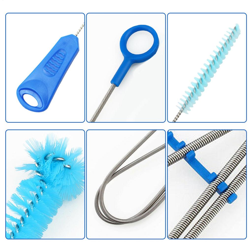 Hydration Bladder Tube Brush Cleaning Kit Long Brush Mountaineering Drinking Water Bag Cleaning Brush For Universal Bladders