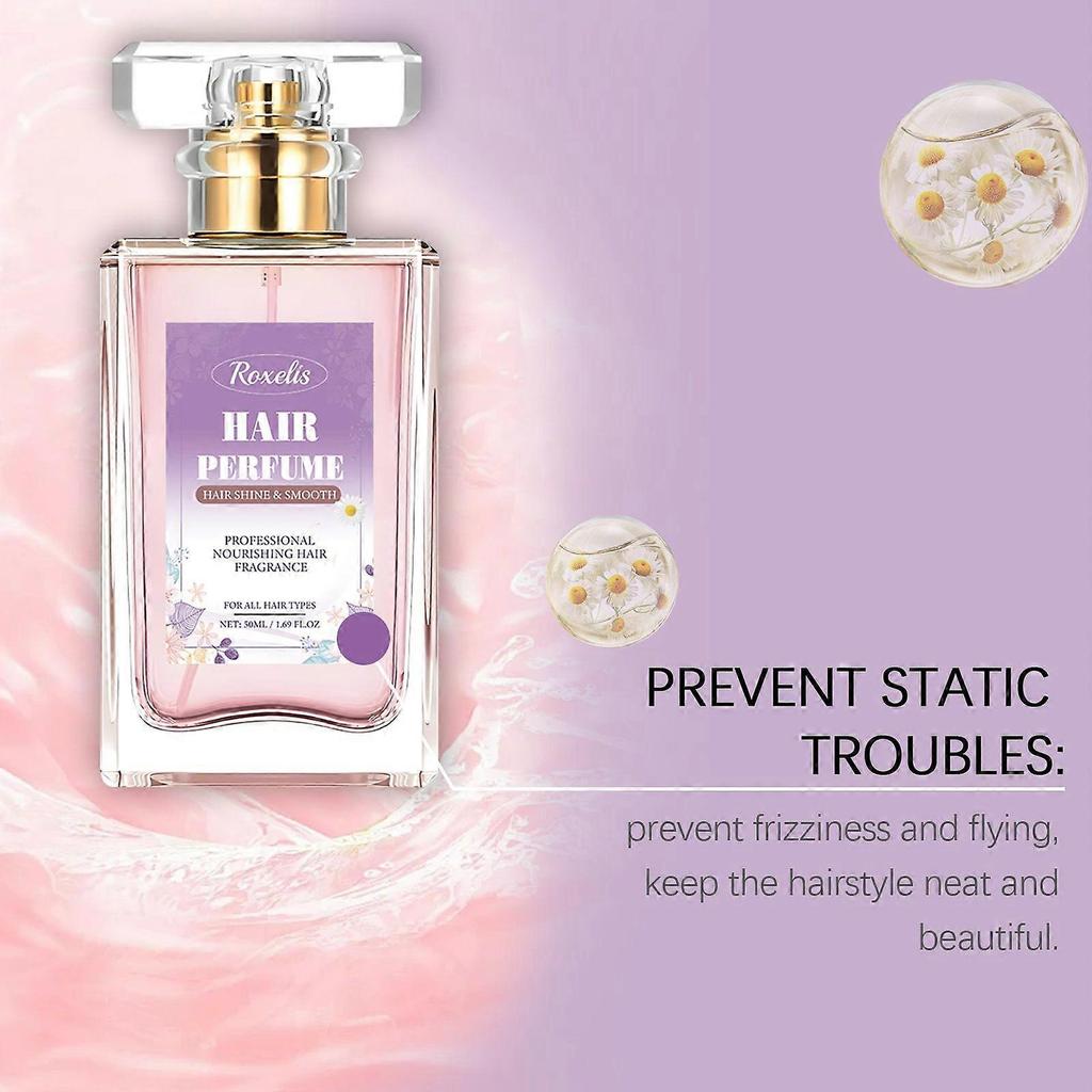 Roxelis Chamomile Hair Perfume Spray - Moisturizing And Hydrating Floral Hair Care Spray For Women