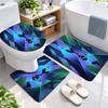 3Pcs Flannel Toilet Mat Set Tottenham Hotspur Bathroom Rug Bath Carpet Non Slip Home Decor