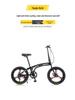 20" Tuscon Enjoyment Folding Bike: Integrated Wheels, Adult Leisure & Mountain Riding