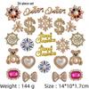 Gold Socks Charm Brooch: Shiny Jewelry Pin and Safety Pin for Sock Accessories