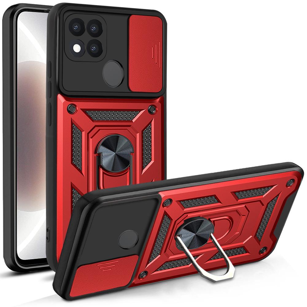 Pouzdro s výsuvným fotoaparátem, nárazuvzdorné brnění pro OPPO A5 A7 A8 A12 A15 4G, magnetický držák do auta, ochranný kroužek pro OPPO A16 A17 A31 A38