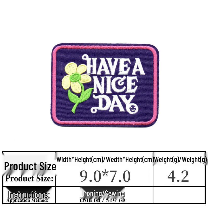 

Flower-Shaped Embroidered Decorative Patch for Tablecloths, Bedding, and Dresses