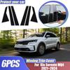 For Kia Sorento Accessories MQ4 MK4    2024 2025 Window Trim Cover B C Center Column Pillar Film Sticker Accessories