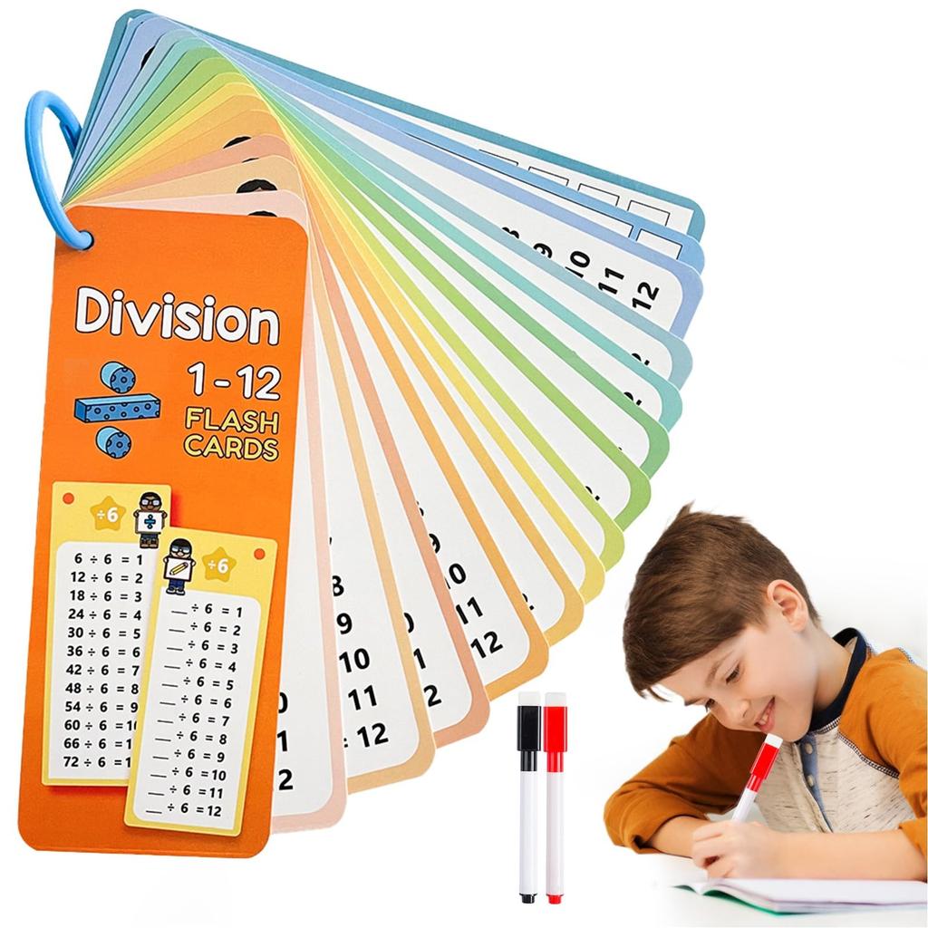17PCS Multiplication Flash Cards 3 4 5rd Grade Multiplication Game Flashcards,2024 Newest Multiplication Fact Cards