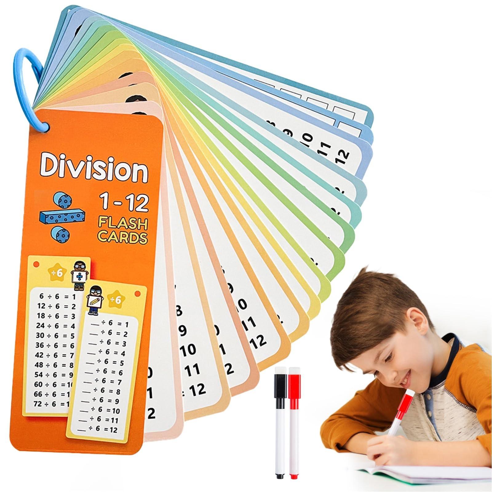 

17PCS Умножение Флэш-карты 3 4 5-й класс Умножение Игра Флэш-карты, 2024 Новейшие Факты об Умножении Карточки One Size оранжевый