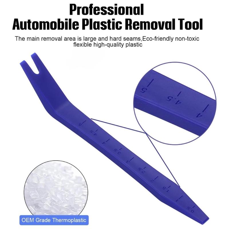 6Pcs Auto Removal Puller Pry Tool Plastic Car Radio Panel Trim Disassembly Tool Auto Door Clip Repairing Tool for Car