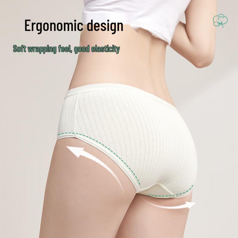 Women's Striped Disposable Postpartum Underwear