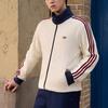 adidas Originals Stand Collar Zipper Striped Knit Jacket Men Jackets KY5769