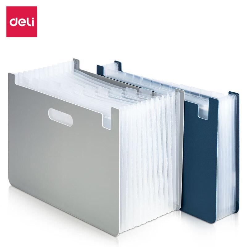 Deli A4 Expandable Accordion File Organizer, 13 Pockets