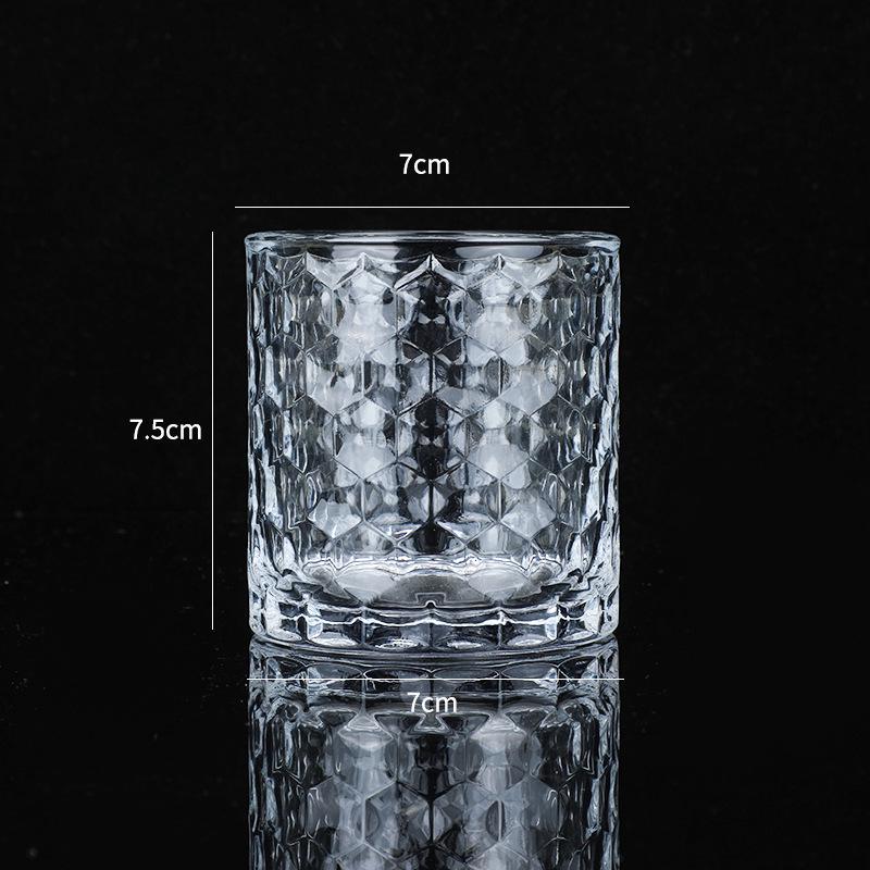 Crystal Glass Wedding Aroma Candle Holder Cylinder