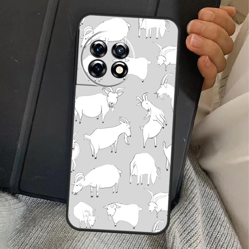 

Cute Baby Pygmy Goat Case For OnePlus 15 13 12 11 13R 13T 10T 10R 12R OnePlus Nord 5 CE 2 3 4 Lite N20 N30 Cover OnePlus Nord CE2Lite