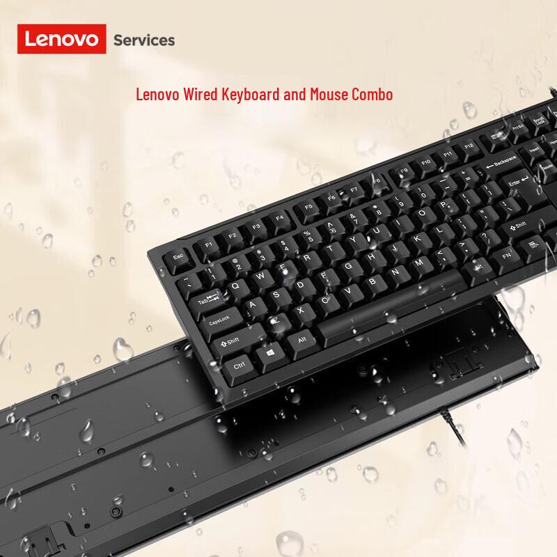 Lenovo KM02 Wired Keyboard Mouse Combo