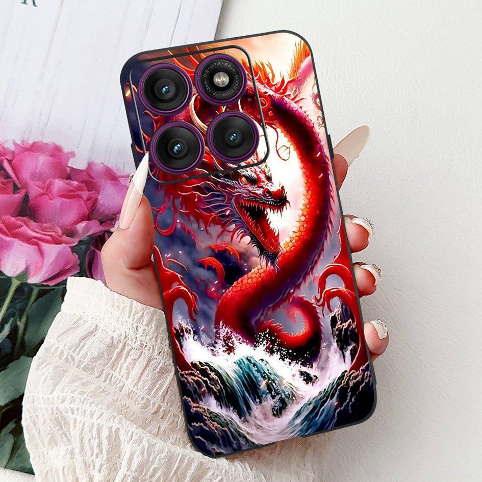 For Motorola Moto Edge 60 Pro 2025 Case New Fashion Flower Soft Silicone Protector For Moto Edge 60 Funda Edge60 s Fusion Bumper
