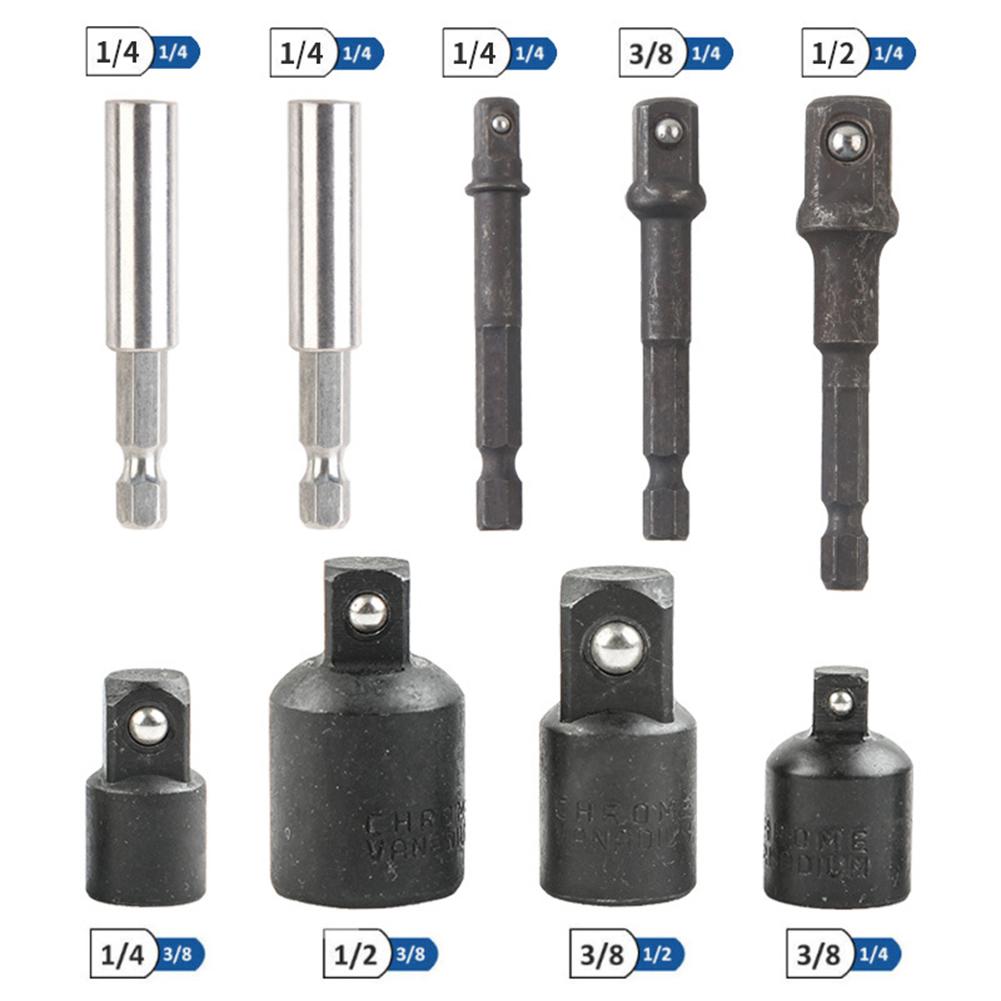 Extension Rod Impact Driver Tools Socket Adapter Drill BIts Set Hex Shank Extension Rod Impact Driver Tools Socket Adapter Drill BIts Set Hex Shank