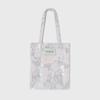 [1st Reorder] Hatch Ego Eco Bag (Silver Flower)