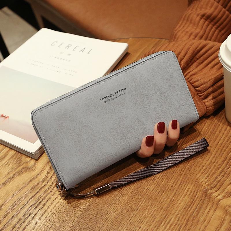 2022 Neue Koreanischer Stil Damen Lange Clutch Geldbörse Multifunktionaler Kartenhalter Und Handytasche Münzfach Für Damen