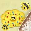 Magnetic Bee and Sugar Bean Picking Toy,Parent-Child Interactive Learning Game,Includes Bees,Ladybugs,and Colorful Beads,Educational Magnetic Activity