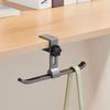 Aluminum Alloy Adjustable Desk Hook Adjustable Portable Backpack Holder Easy Install Double Hook Multipurpose Hook