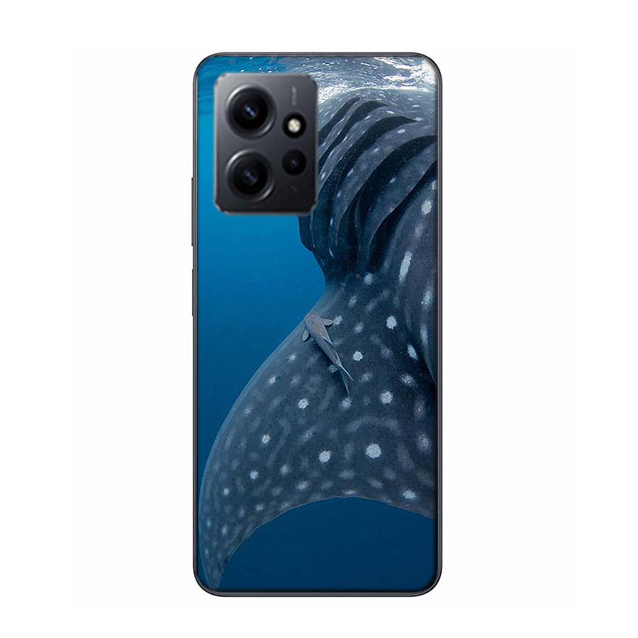 Ocean Whale Shark Swimming Phone Case For Redmi Note 14 15 Pro 5G 13 12 Pro Plus 11 11T 11E 11S 10 Pro 10S 9 9S Cover Cell Clear