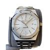 Royal Oak 15400 Stainless Steel Automatic Watch with Japan 8215 Movement and Sapphire See-Through Glass