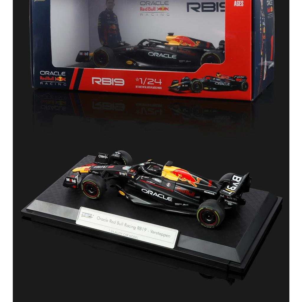 1/24 2023 Champion Red Bull RB19 1# Verstappen Racing Car Model Formula One Simulation Alloy Die Cast Super Car Model Kids Gifts