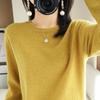 Women's Long Sleeve Round Neck Pullover: Stylish, Versatile, Light Knitwear for Autumn and Winter