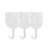 3992 Bathroom Hook Strong Adhesive Punch-free Door Rear Kitchen Bathroom Nail-free Sticking Wall Hook